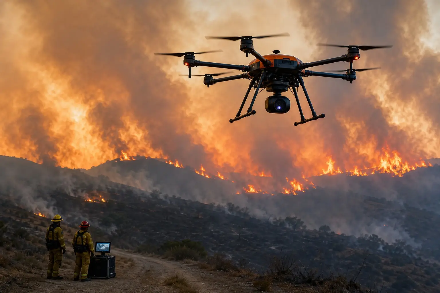 firefighter drone